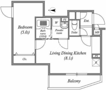 ソラシアレジデンス荻窪2 503 間取り図