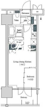 ブルックサイドレジデンス木場 710 間取り図