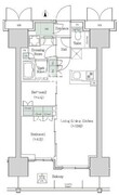 ブルックサイドレジデンス木場 1602 間取り図