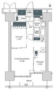 ブルックサイドレジデンス木場 1603 間取り図