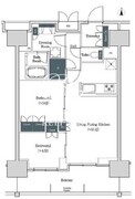 ブルックサイドレジデンス木場 1605 間取り図