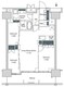 ブルックサイドレジデンス木場 1607 間取り図