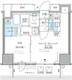 パークアクシス五反田スカイタワー 2402 間取り図