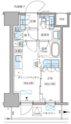パークアクシス住吉ガーデンスクエア 202 間取り図