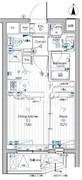 プレミアムキューブ大岡山DEUX 311 間取り図