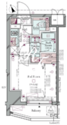コンシェリア白金台 TOKYO PLATINUM 903 間取り図