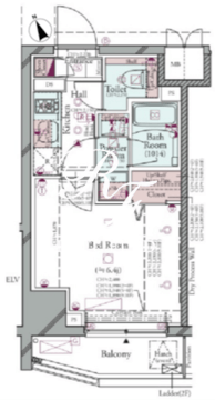 コンシェリア白金台 TOKYO PLATINUM 903 間取り図