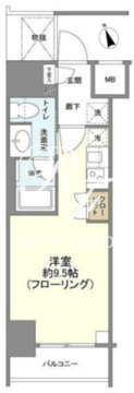 リビオレゾン新虎通り 701 間取り図