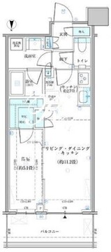 パークタワー勝どき S-905 間取り図