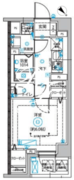 ディップス西新井 404 間取り図