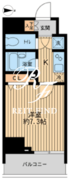 HF早稲田レジデンス 1-405 間取り図