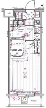 ザ・プレミアムキューブG東中野 105 間取り図