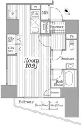 コートヒルズ広尾南 1204 間取り図