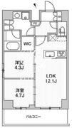 リテラス南千住サウス 1006 間取り図