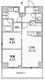 リテラス南千住サウス 1006 間取り図
