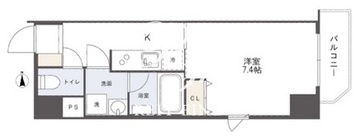 アルファレガロ⻲⼾2 1002 間取り図