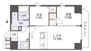 アルファレガロ⻲⼾2 1001 間取り図