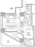 パークコート青山高樹町ザタワー 206 間取り図