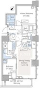 パークコート青山高樹町ザタワー 605 間取り図