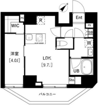 アークマーク上池袋 411 間取り図