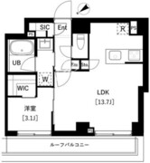 アークマーク上池袋 708 間取り図
