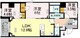 ロイジェント戸越銀座 406 間取り図