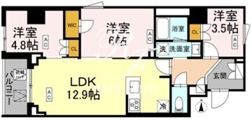 ロイジェント戸越銀座 604 間取り図