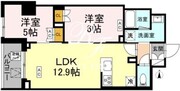 ロイジェント戸越銀座 302 間取り図