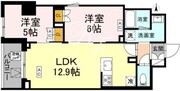ロイジェント戸越銀座 801 間取り図
