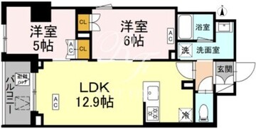 ロイジェント戸越銀座 801 間取り図