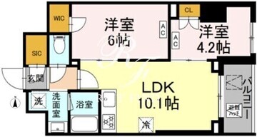 ロイジェント戸越銀座 310 間取り図