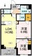 ロイジェント戸越銀座 608 間取り図