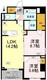 ロイジェント戸越銀座 514 間取り図