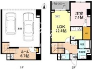 ロイジェント戸越銀座 222 間取り図