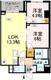 ロイジェント戸越銀座 321 間取り図