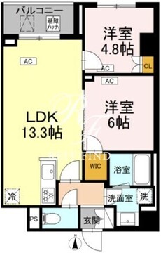 ロイジェント戸越銀座 419 間取り図