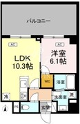 ロイジェント戸越銀座 418 間取り図