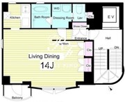 ピアーチェ西新宿 2F 間取り図