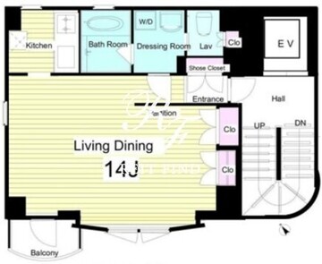 ピアーチェ西新宿 2F 間取り図