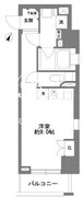 コスモグラシア清澄白河 507 間取り図