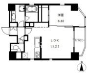 ディアコート麻布 501 間取り図