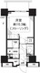 パークリュクス西新宿 605 間取り図