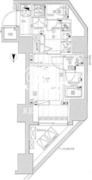 プレミアムキューブG渋谷神南 601 間取り図