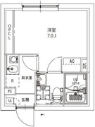 ＡＸＩＡ　Ｍ－Ｃｉｔｙ浮間公園 204 間取り図