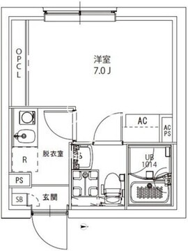 ＡＸＩＡ　Ｍ－Ｃｉｔｙ浮間公園 204 間取り図