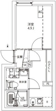 ＡＸＩＡ　Ｍ－Ｃｉｔｙ浮間公園 202 間取り図