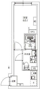 ＡＸＩＡ　Ｍ－Ｃｉｔｙ浮間公園 101 間取り図