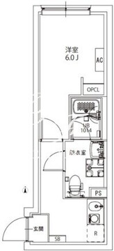 ＡＸＩＡ　Ｍ－Ｃｉｔｙ浮間公園 201 間取り図