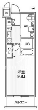 オルタナ中野 402 間取り図