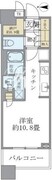 ブリリアタワーズ目黒 N-501 間取り図
